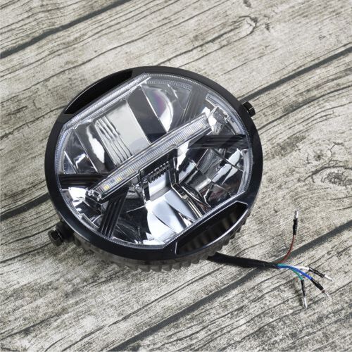 niversal Motorcycle Modern retro style modification LED head