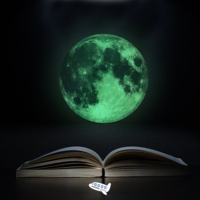 Luminous Moon Earth Cartoon DIY 3D Wall Stickers for Kids Ro