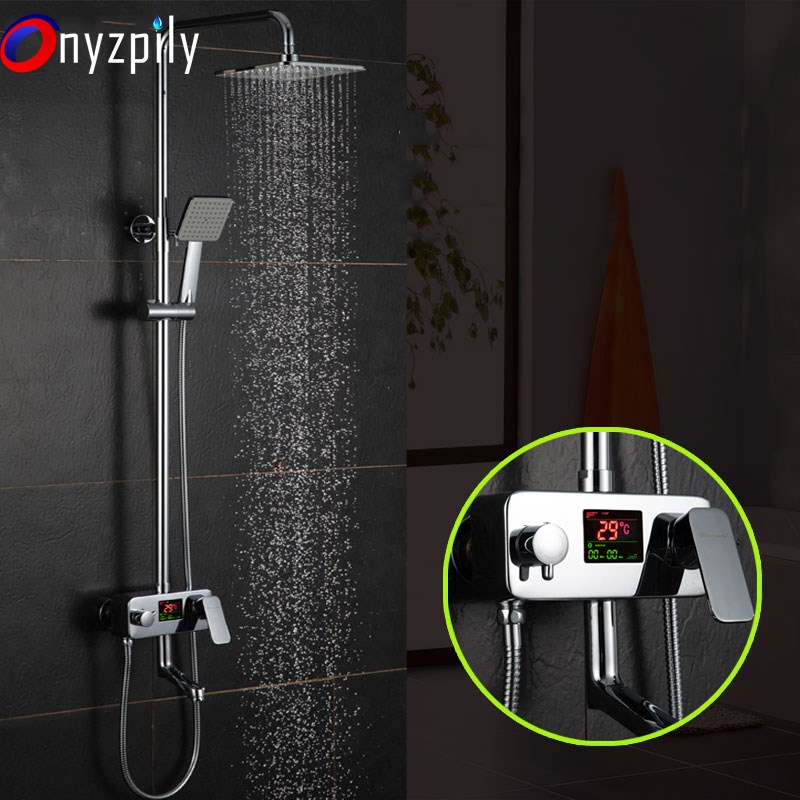Chrome Digital Shower Faucets Favorite By Family Bathroom Sh