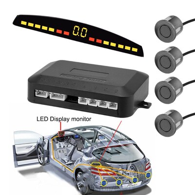 LEEPEE Universal Car LED Parking Sensor Auto Car Detector Pa