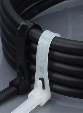 200mm Releasable Cable Ties Colored Plastics Reusable Cable