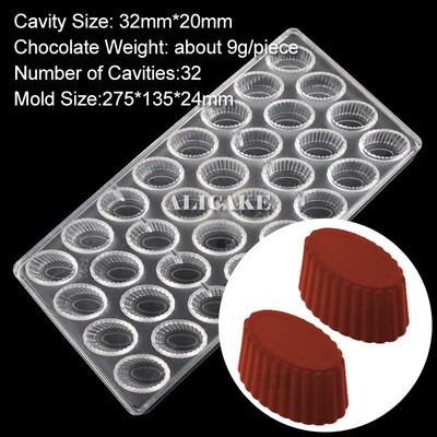 3D Polycarbonate Chocolate Molds For Chocolates Tools Tray F