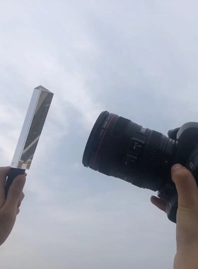 30*30*150mm Photography Crystbal Prisma Perforated Triangula