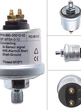 Pack of 1 NPT-1/8 Mechanical Oil Pressure Gauge Sensors NPT1