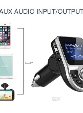 Car FM Transmitter Wireless Bluetooth 5.0 Mp3 Player U Disk