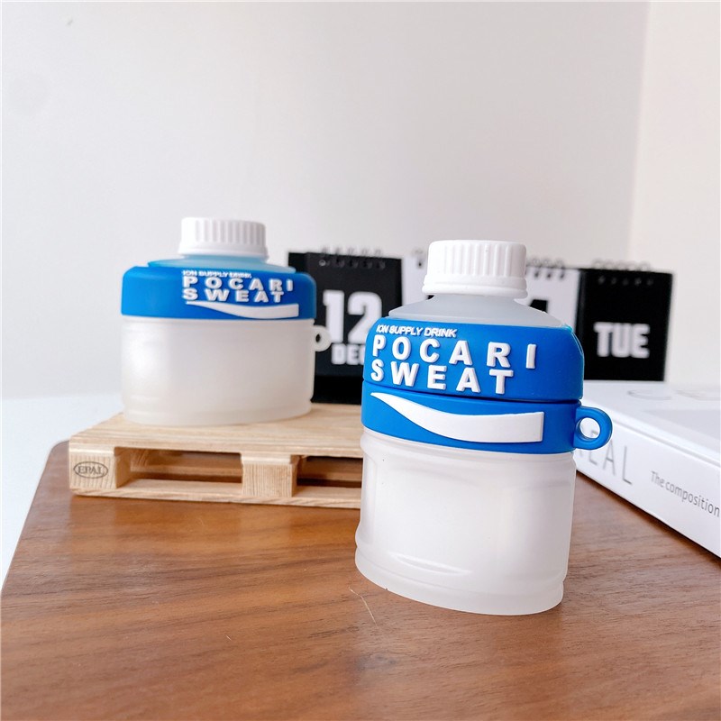 Energy Drink Bottle 3D Cute Silicone Case for Apple Airpods