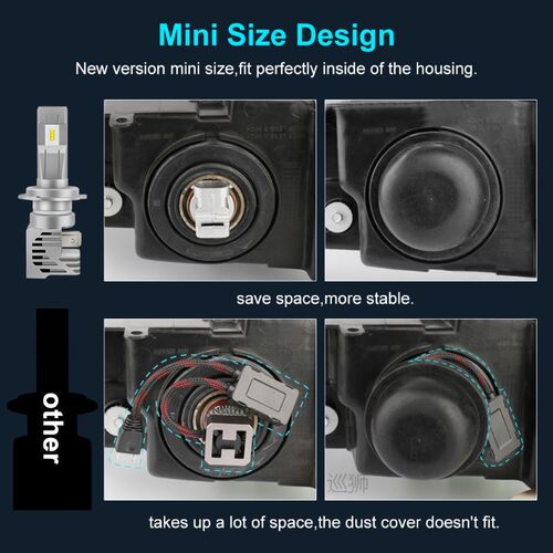 H1 LED Headlight Bulbs Car H4 H11 H7 LED H8 H9 HB3 HB4 9005