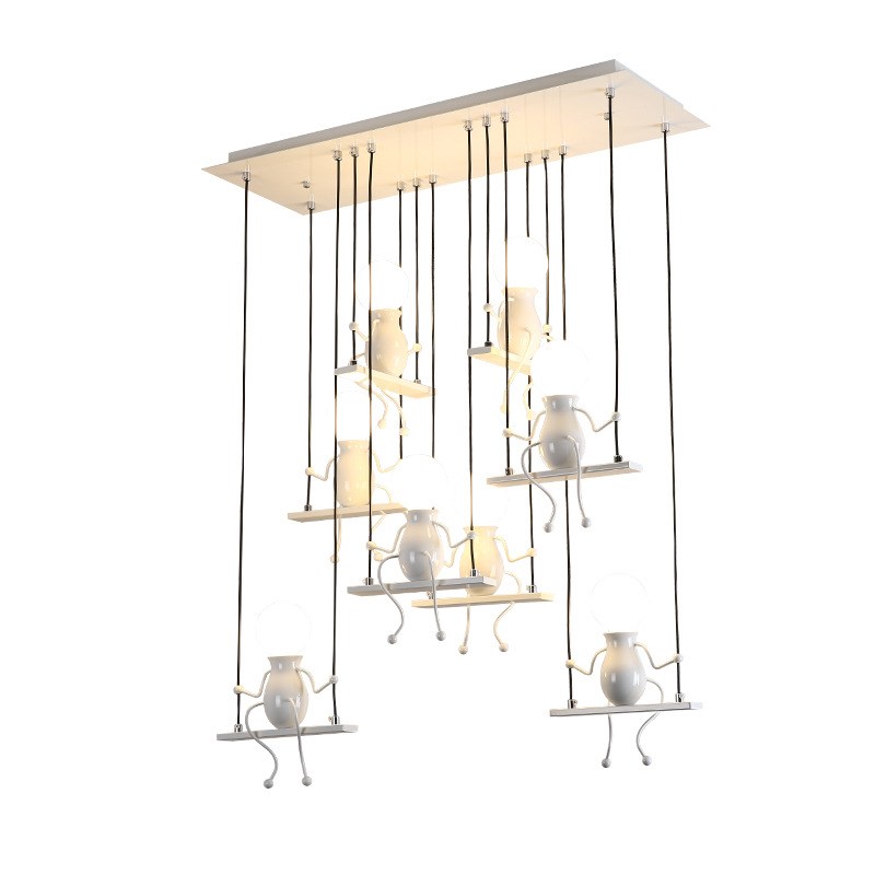 Personality Creative E27 Modern LED Pendant Lamp Iron Sconce