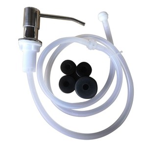 1Set Stainless Steel Sink Liquid Soap Dispenser Lotion Pump