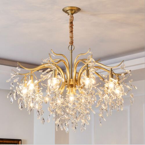2020 K9 Crystal Chandeliers Gold Chandelier Lighting Hang La