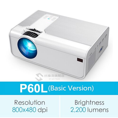 P60 Led Projector for Home Theatre System Portable Proyector