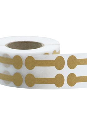 Portable Blank Paper Jewelry Price Tag Brown Dumbell Tag Rec