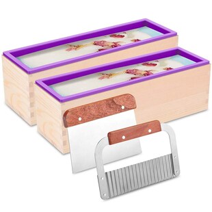 Silicone Soap Molds Kit,Mold Making Tool 1200Ml Flexible Rec