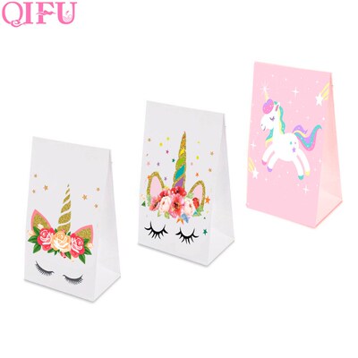 Unicorn Gift Bag With Handles Wedding Candy Bag Cookie Baby