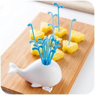 Fruit Fork Mini Cartoon Children Snack Cake Dessert Food Fru