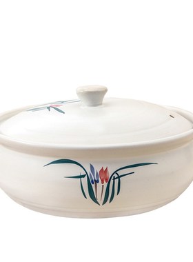 Ceramic casserole hotpot Hotel super large casserole high te