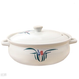 Ceramic casserole hotpot Hotel super large casserole high te