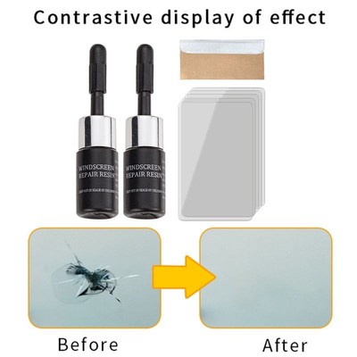 Glass Nano Repair Fluid Kit for Cracked Car Windshield Repai