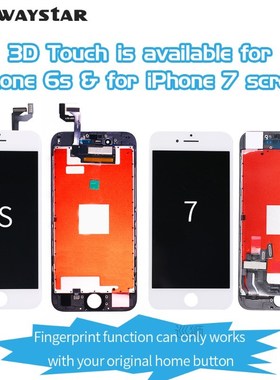 AAA+++ LCD Display For iPhone 6 6S 7 8 X display ouch Screen