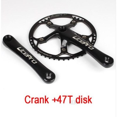 Litepro Bicycle Crankset Integrated Single Chainwheel Crank