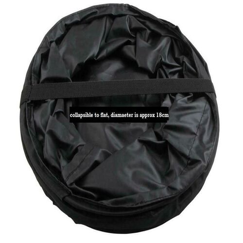 Collapsible Car Bin Water Resistant Black Litter Waste Rubbi