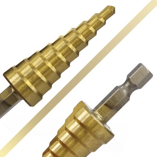 Metal Drills 3pcs 3-12mm 4-12mm 4-20mm HSS Step Drill Bit Se