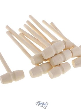 Lot Mini Wooden Hammer Balls Toy Pounder Replacement Wood Ma