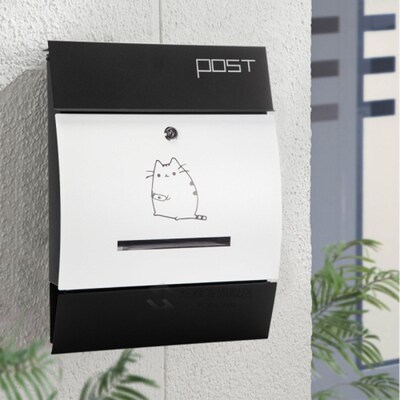 Letter box villa letter box outdoor rain-proof wall mailbox