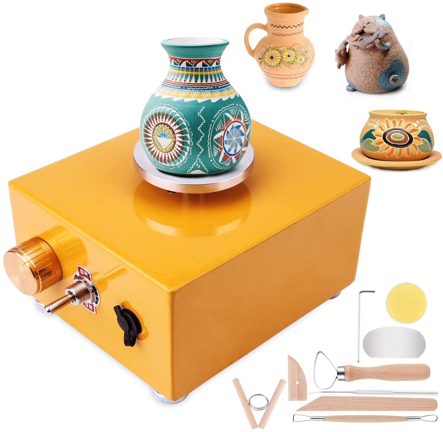 Turntable Pottery Wheel Ceramic Machine DIY Clay Wheel Machi