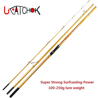 1pcs/pack COK Pro Surf 4.2M Casting fishing rod 3 sections i
