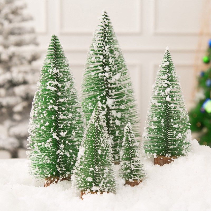 mini christmas tree table ornament merry christmas decor for
