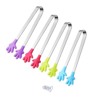 Salad Serving BBQ Tongs Stainless Steel Handle Utensil Creat