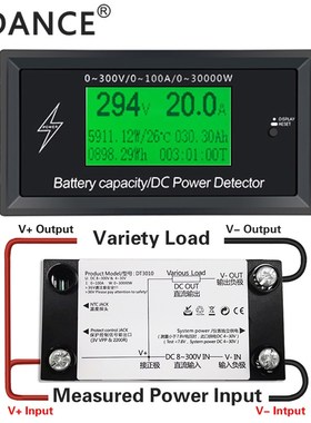 Car Battery Testers digital DC voltmeter ammeter voltage met