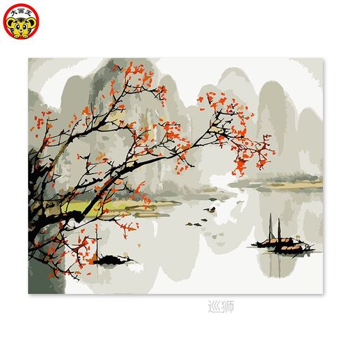 painting by numbers art paint by number diy    decorative pa