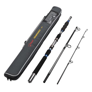 Portable Carbon Fiber Spinning Rod 1.8/1.98/2.1/2.4m 3 Secti