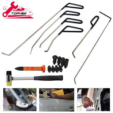 Rod Set with Dent Puller Kit Car Dent Remover Auto Dent Pull