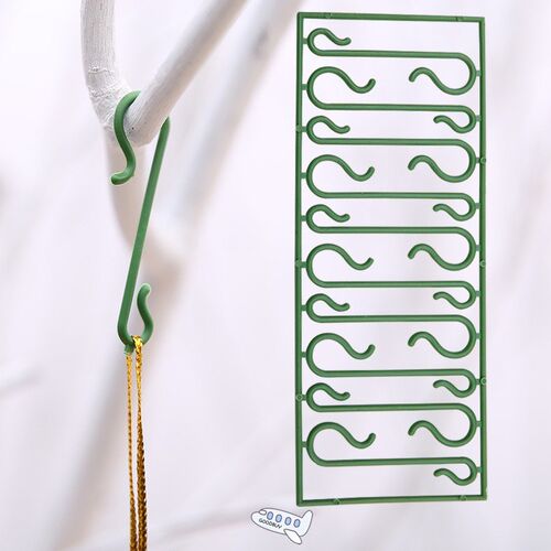 20/50pcs Mini Christmas Hooks S-Shaped Hanger Rack Hat Hangi