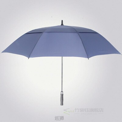Large umbrella double-decker golf umbrella men with double u