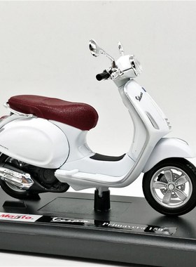 Maisto 118 Vespa Primavera 150 Scooter white Diecast Motorc
