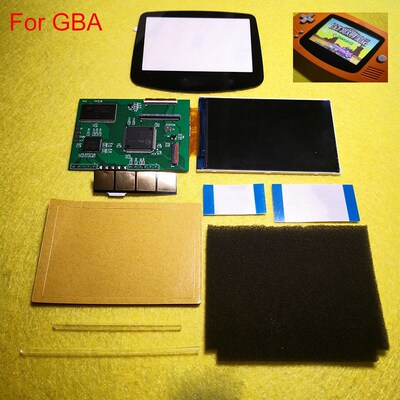 Highlight C LCD Screen For GBA Brightness IPS Touch adjustme