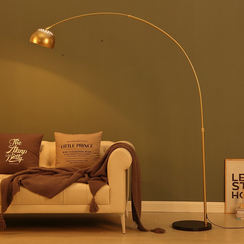 Nordic fishing lamp floor lamp Simple modern living room sof