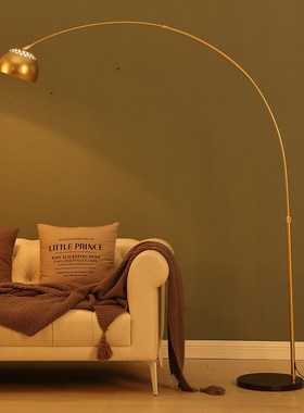 Nordic fishing lamp floor lamp Simple modern living room sof