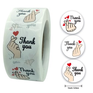 50-500pcs thank you stickers scrapbooking for gift decoratio