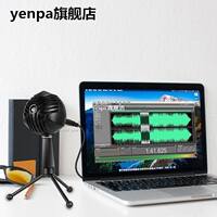 USB Wired Condenser Condenser Microphone for Computer Home thumbnail 2