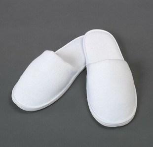 5Pair Unisex Towelling Hotel Slippers Spa Guest Travel Shoes