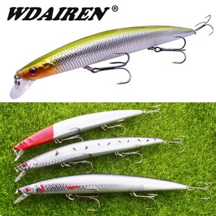 10Pcs/Set Bass Big Wobblers Fishing Lure Minnow Mixed Model