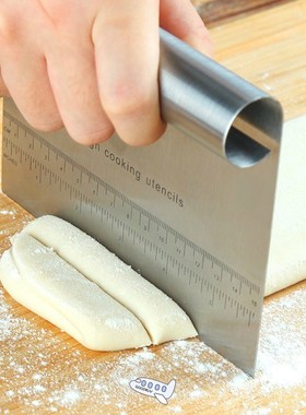 Stainless Steel Pastry Spatulas Cutter With Scale Pizza Doug