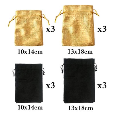 24pcs 1-24 Numbers Bag Christmas DIY Advent Calendar Ornamen