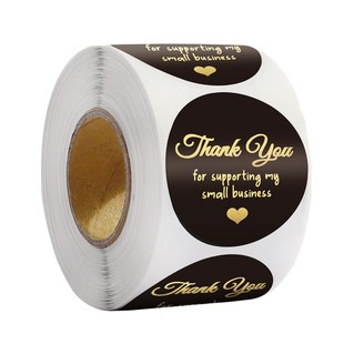 50-500pcs Thank You Stickers Labels Seals Thank You for Supp