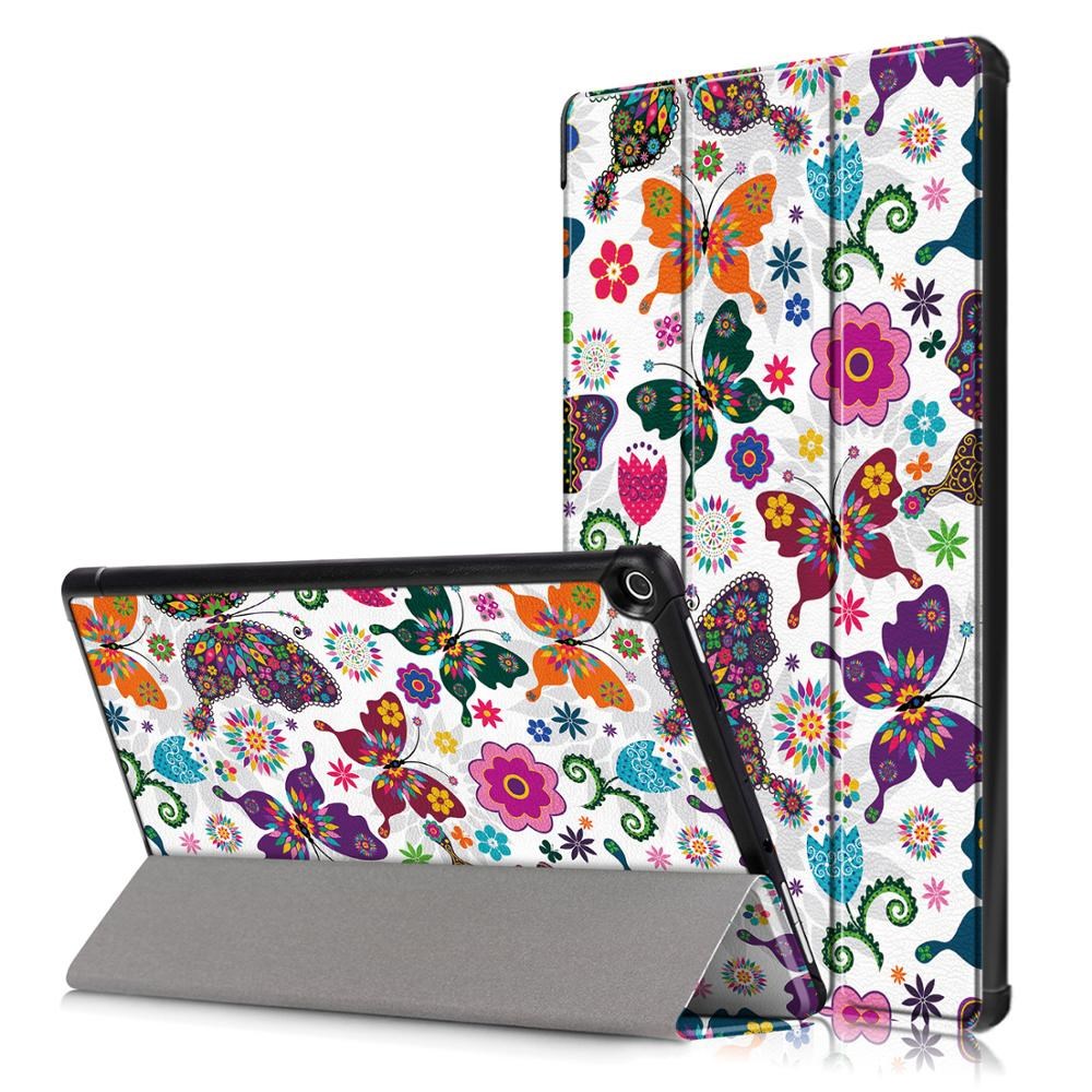 P leather print Case for Amazon New Fire HD10 2019 Tablet e-